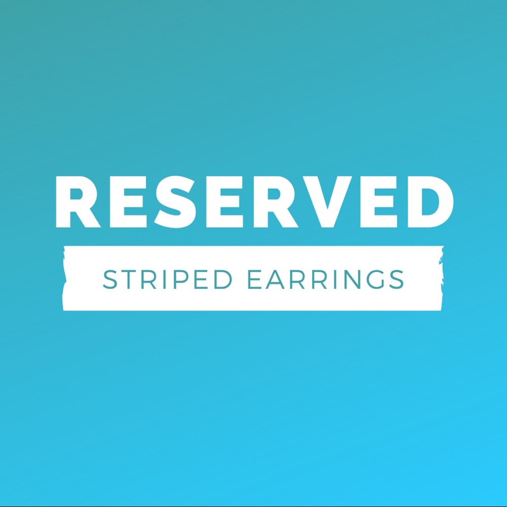 Striped Earrings